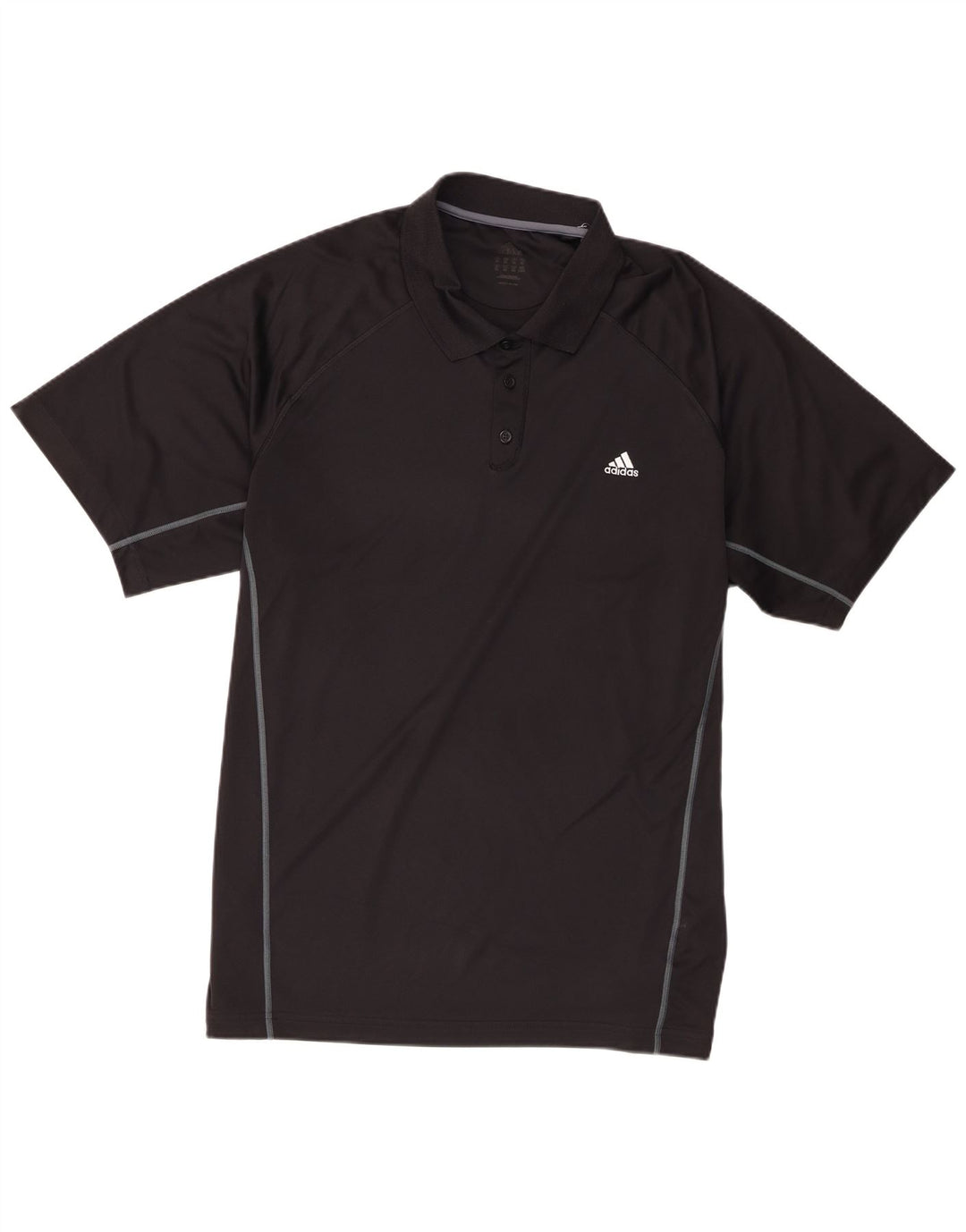 Мужская рубашка-поло Adidas 2XL черная, полиэстер