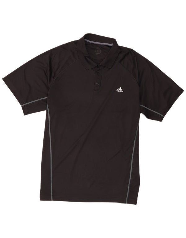 Мужская рубашка-поло Adidas 2XL черная, полиэстер