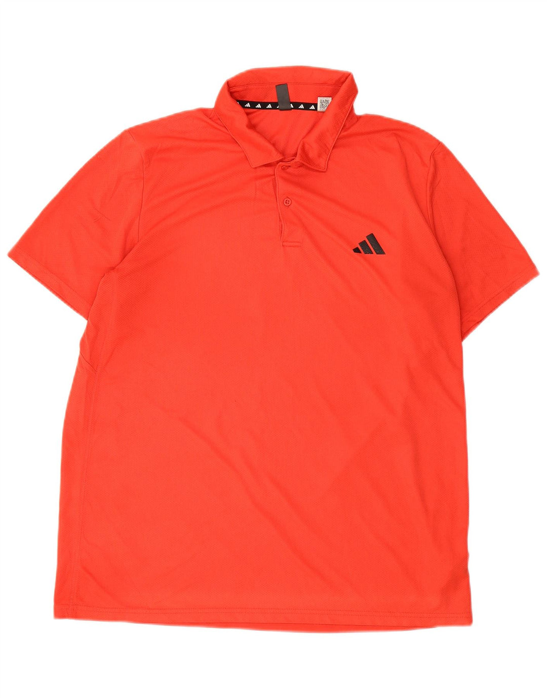 Мужская рубашка-поло Adidas большая красная полиэстер