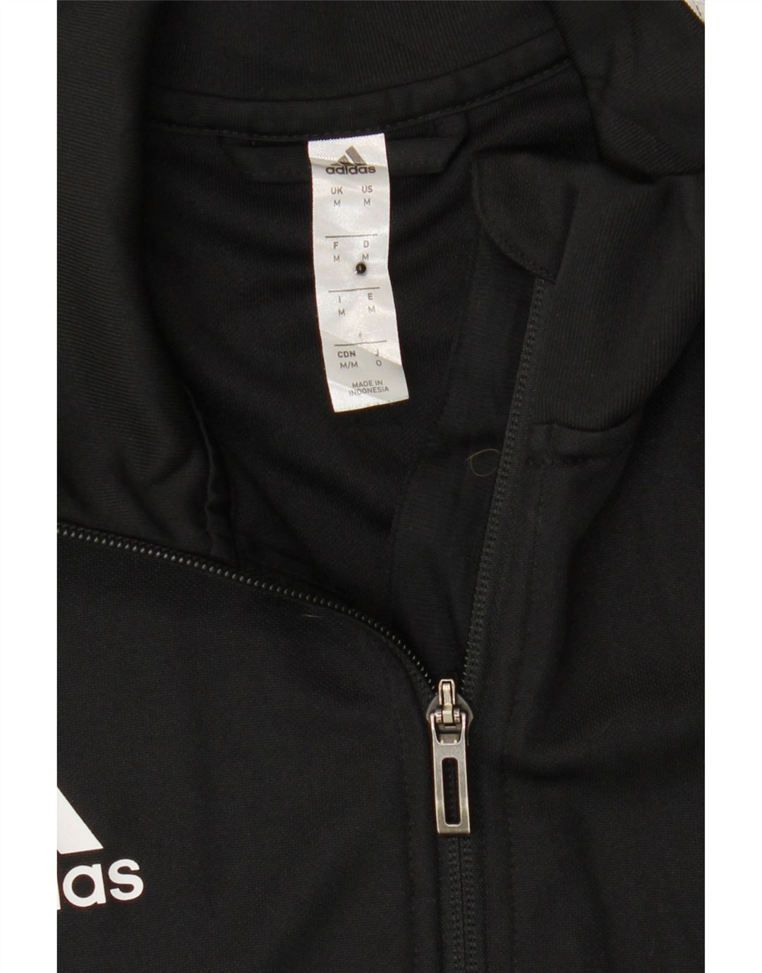 ADIDAS Mens Climalite Tracksuit Top Jacket Medium Black Colourblock Vintage Adidas and Second-Hand Adidas from Messina Hembry 