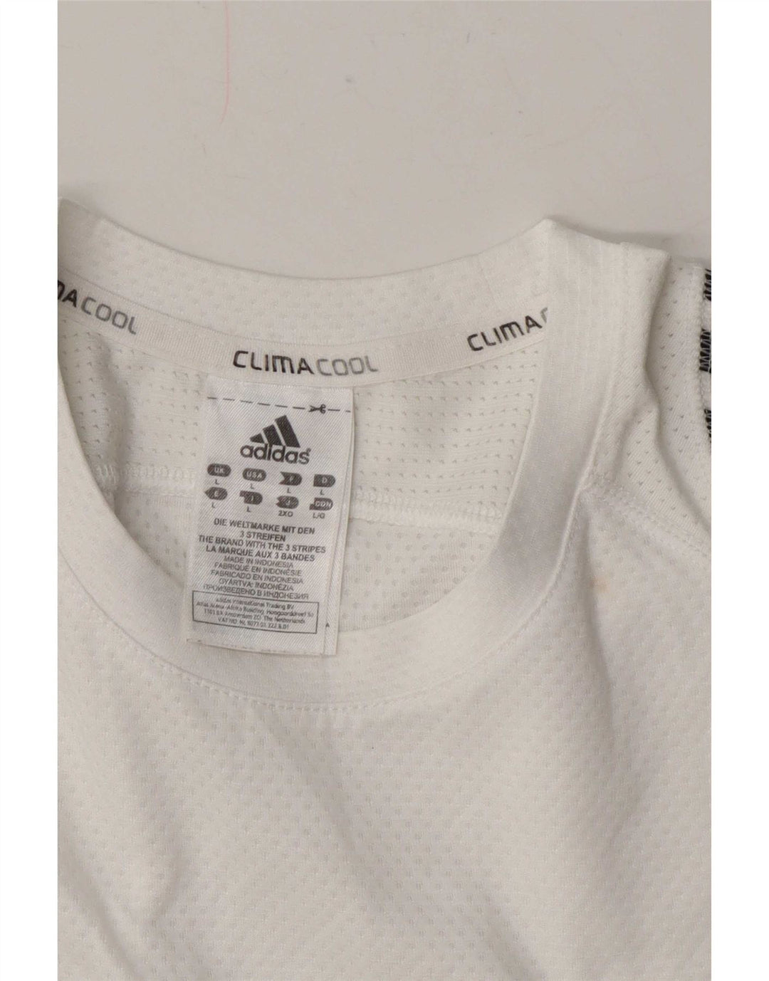 Мужская футболка Adidas Climacool, большой белый полиэстер