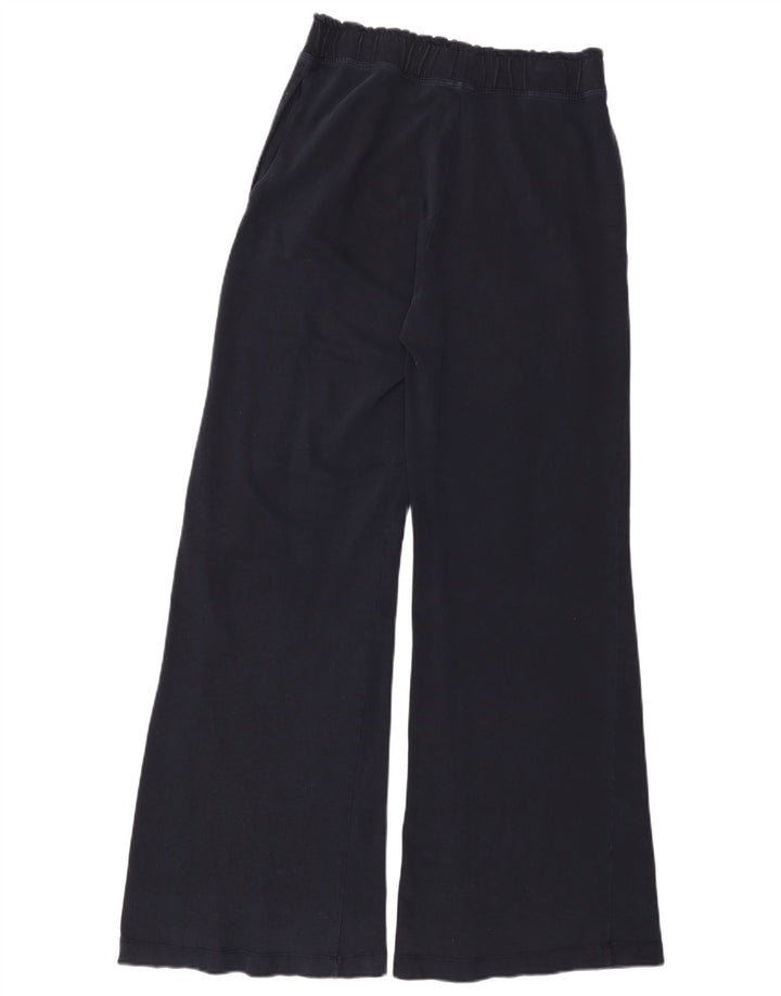 Женские широкие брюки Zara UK 14, средние, темно-синие