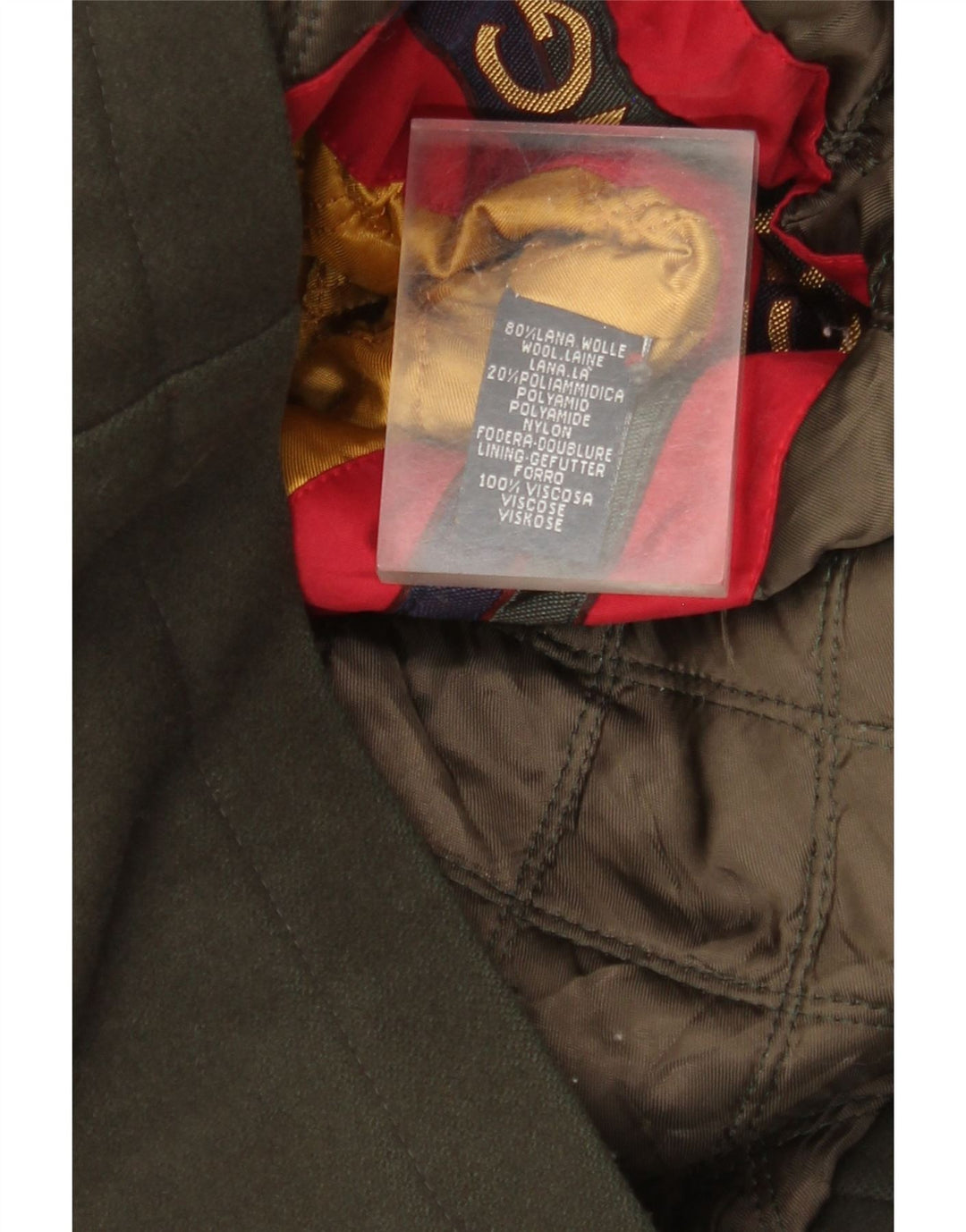 Мужское пальто Paul & Shark UK 42 XL, цвет хаки, шерсть