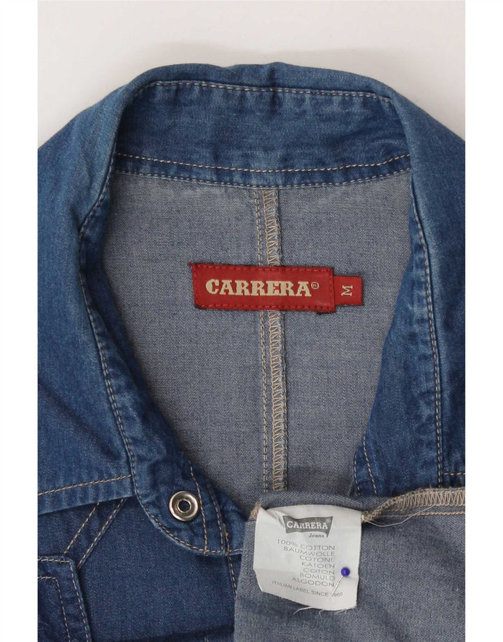 Женская джинсовая рубашка Carrera UK 12, хлопок среднего синего цвета