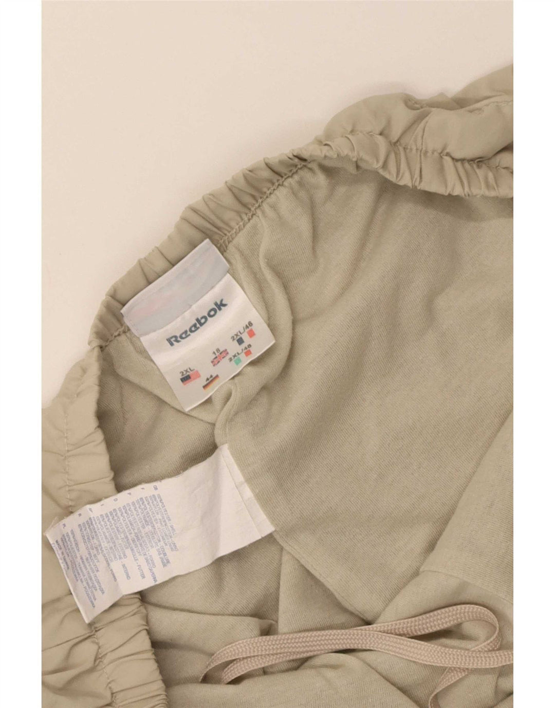Женские спортивные брюки Reebok UK 18 XL, полиэстер, бежевые