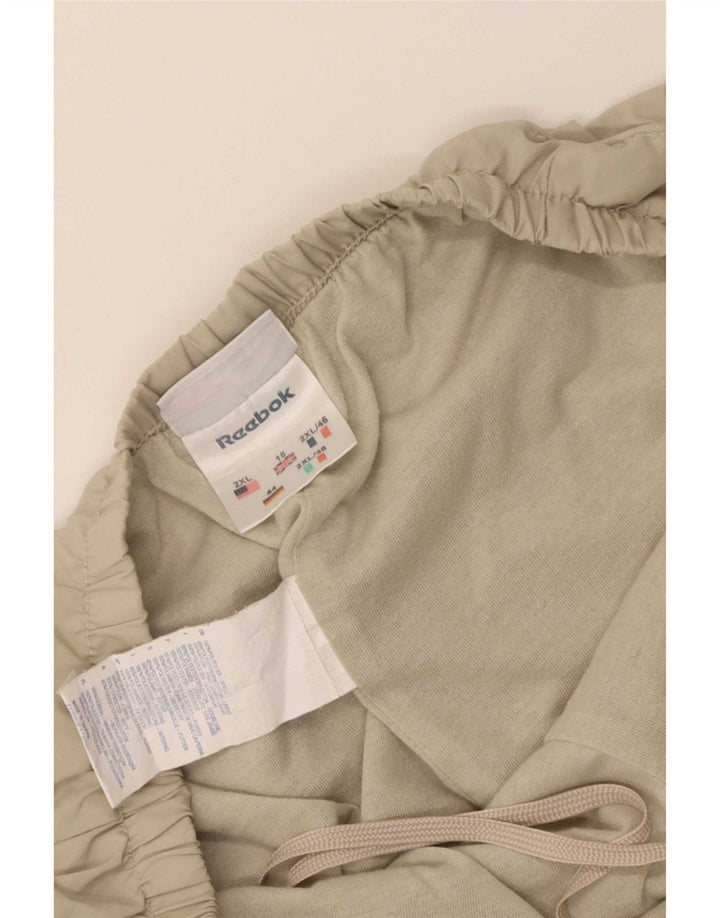 Женские спортивные брюки Reebok UK 18 XL, полиэстер, бежевые