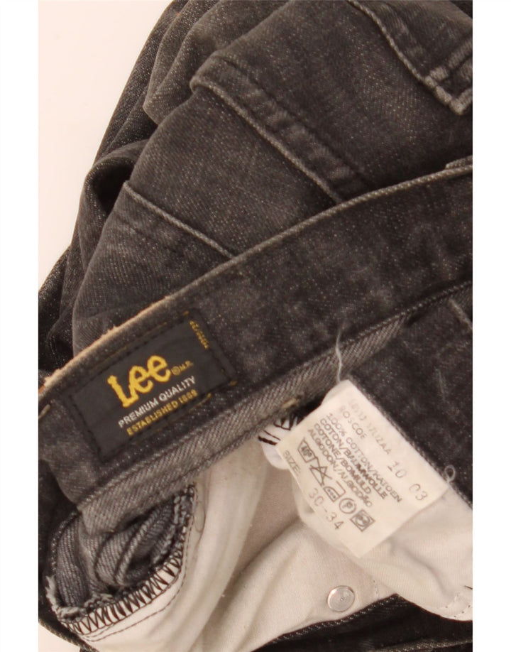 Мужские джинсы Lee Bootcut W30 L34, черный хлопок