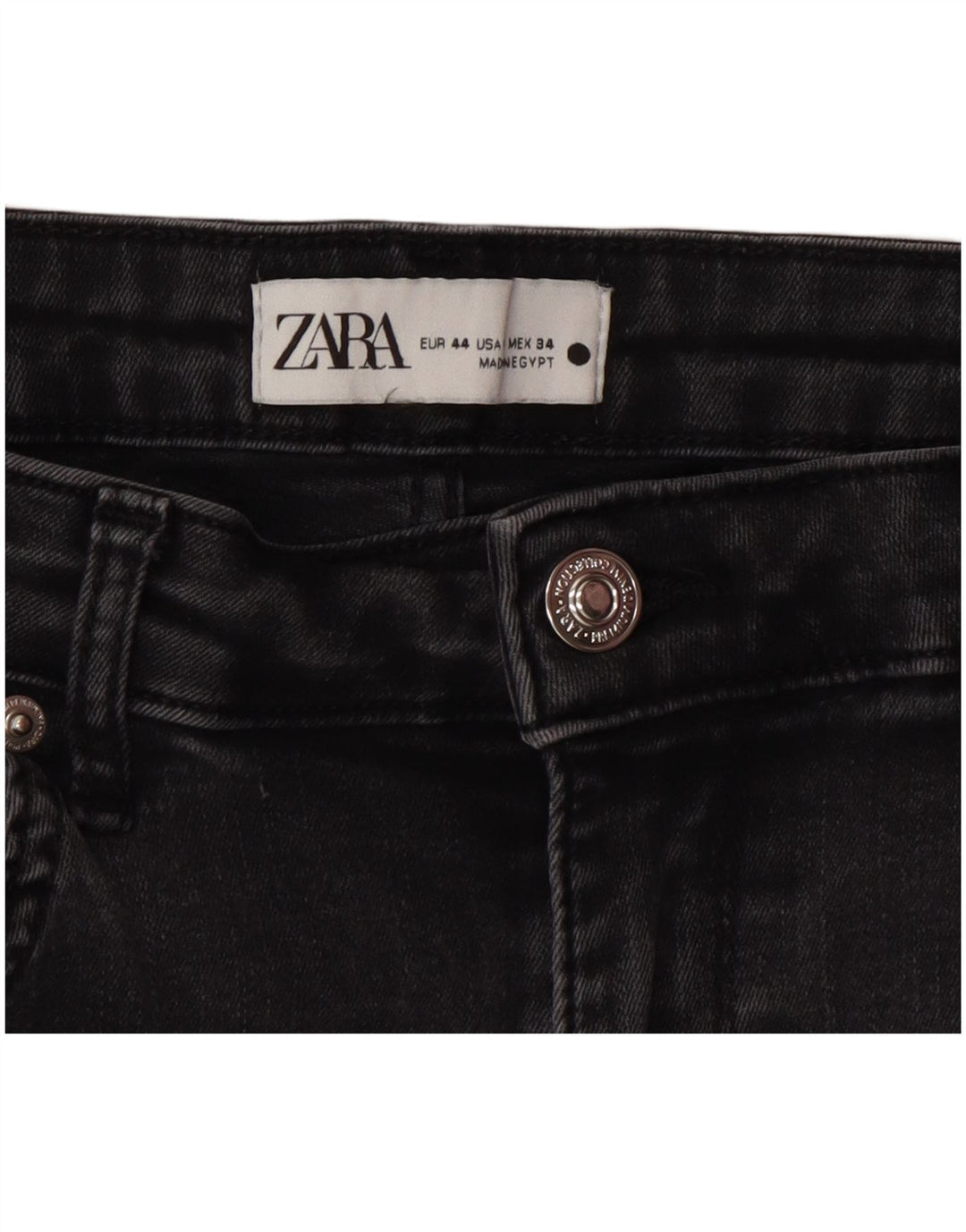Женские расклешенные джинсы Zara EU 44 XL W34 L34 Серые