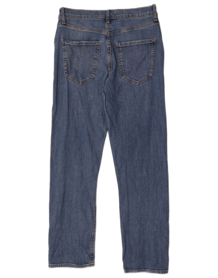 Женские прямые джинсы Zara EU 40 Medium W30 L27, синие, хлопок