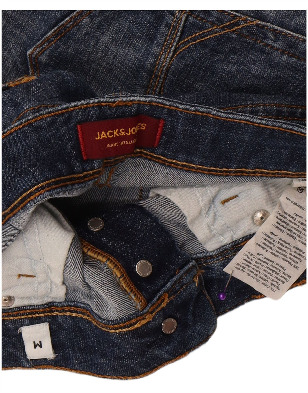 Мужские джинсовые шорты Jack & Jones Medium W32 Синие, хлопок