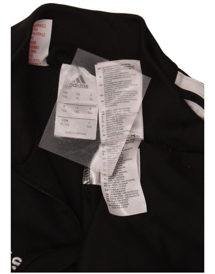Спортивный костюм-пуловер ADIDAS для мальчиков Climacool, топ 13-14 лет, размер XL, черный