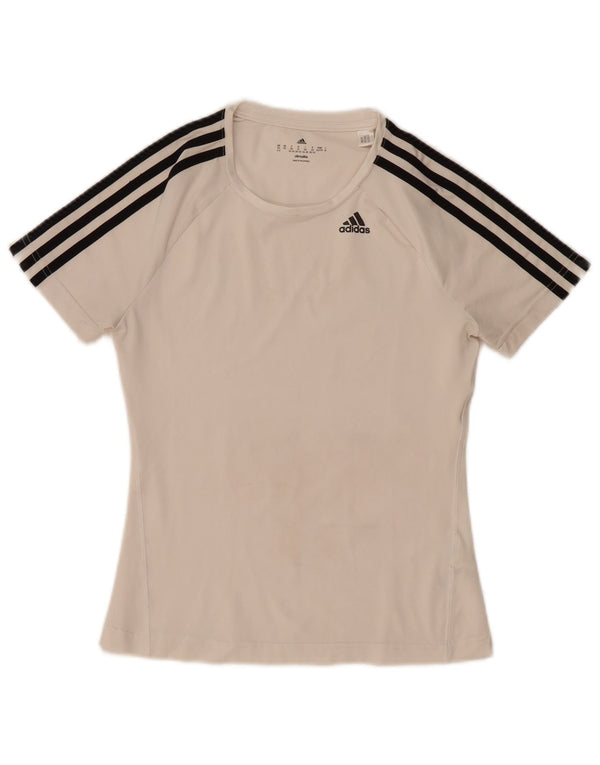 Женская футболка Adidas Climalite Top UK 4/6 XS Белый полиэстер