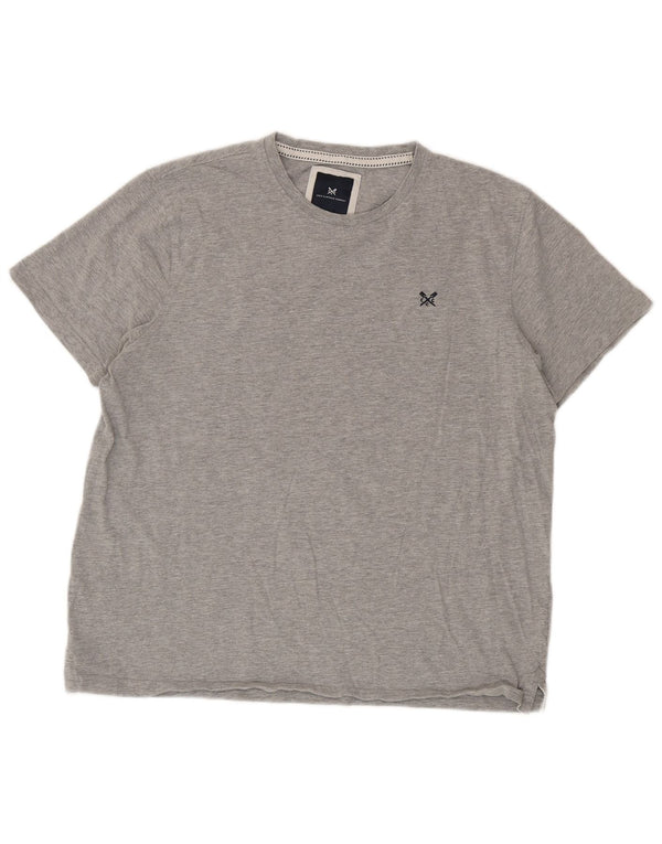 Crew Clothing Мужская футболка Top XL Серый хлопок