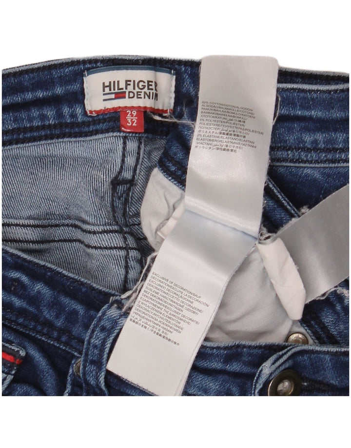 Женские джинсы Bootcut со средней посадкой Tommy Hilfiger W32 L26, синие, хлопок