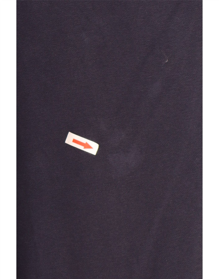 Мужские спортивные брюки Adidas среднего размера, темно-синие, хлопок