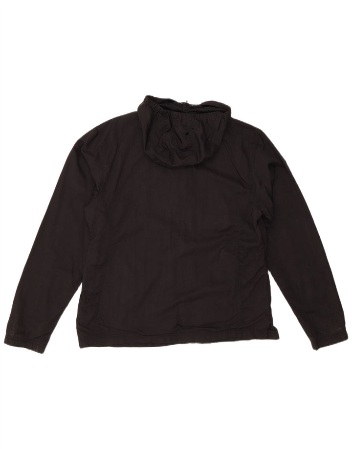 Женский анорак с капюшоном PUMA UK 14, большой черный нейлон