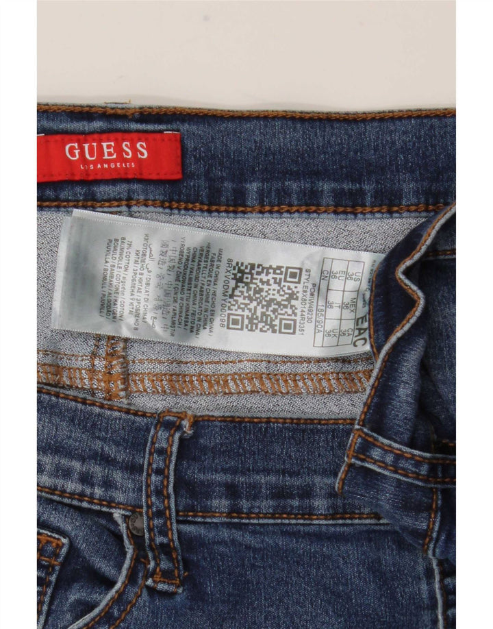 Мужские узкие джинсы Guess W36 L28 синие, хлопок
