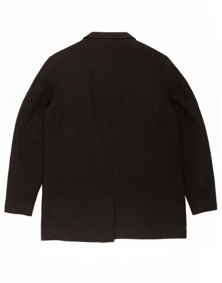 Женский открытый пиджак Zara UK 14, большой черный