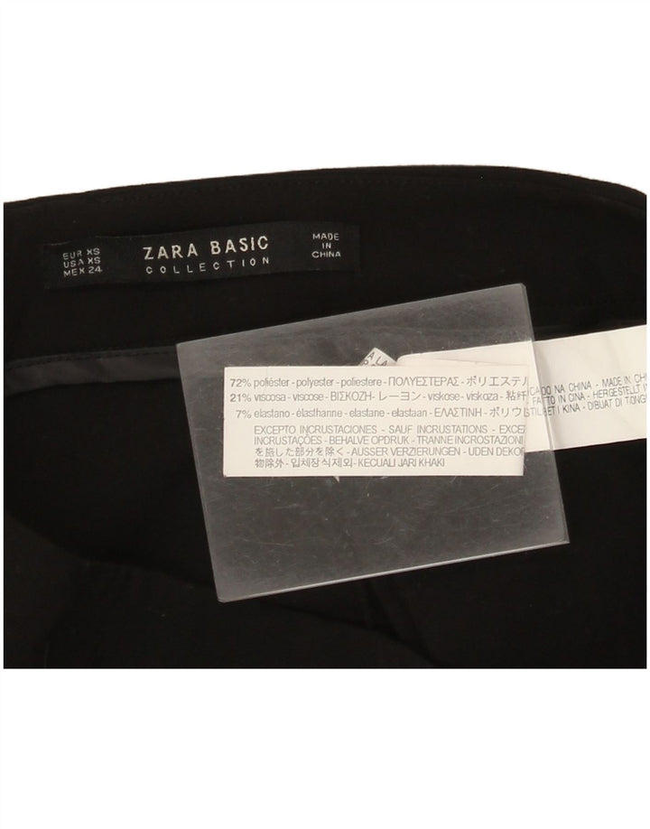 Женские повседневные шорты Zara XS W24, черный полиэстер