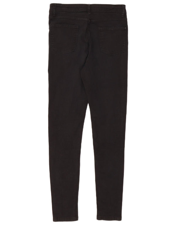 Женские джинсы джеггинсы Marks & Spencer UK 12, средние W32 L31, черные, хлопковые