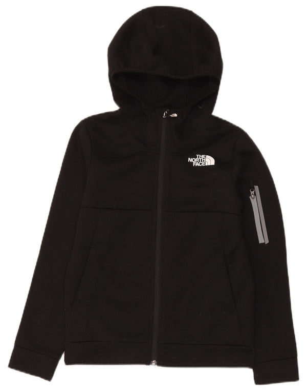 Свитер с капюшоном на молнии The North Face для мальчиков 11–12 лет, большой черный полиэстер