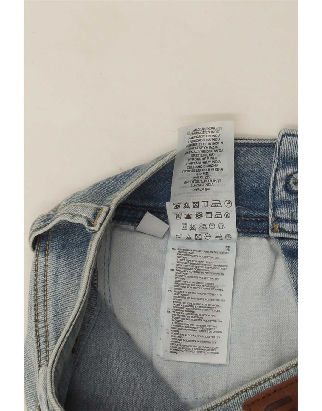 Мужские джинсы G-Star Bootcut W27 L30 синие, хлопок
