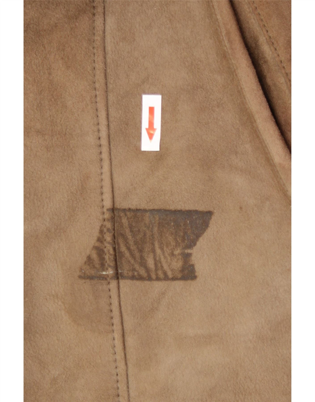 Винтажная женская дубленка UK 18 XL, бежевая дубленка