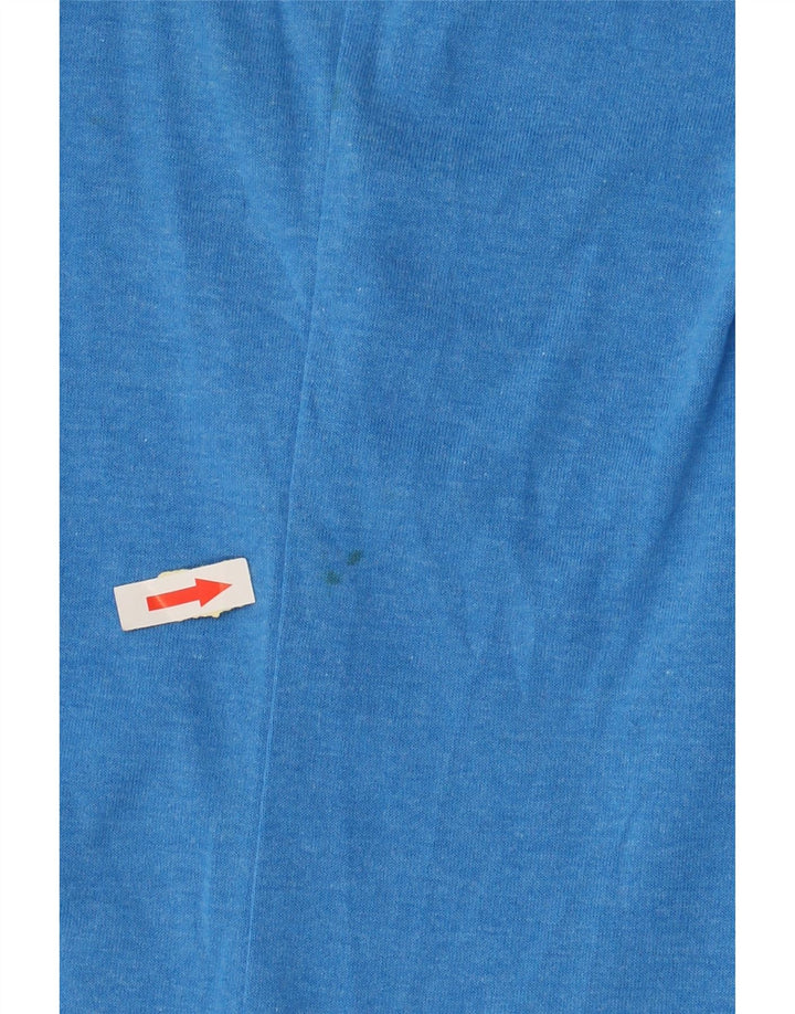 Мужской жилет ADIDAS с рисунком, средний синий полиэстер