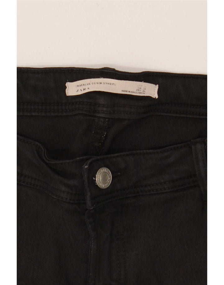 Женские джинсы Zara Trafaluc Slim W30 L28 черные