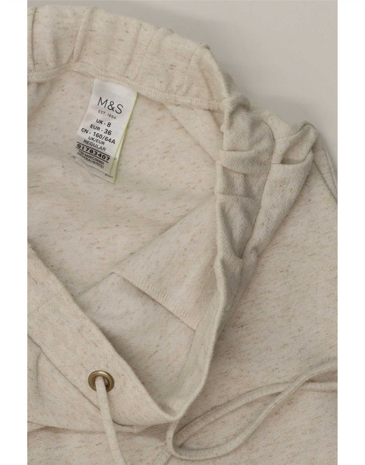 Женские спортивные брюки Marks & Spencer UK 8, маленькие, бежевые в крапинку