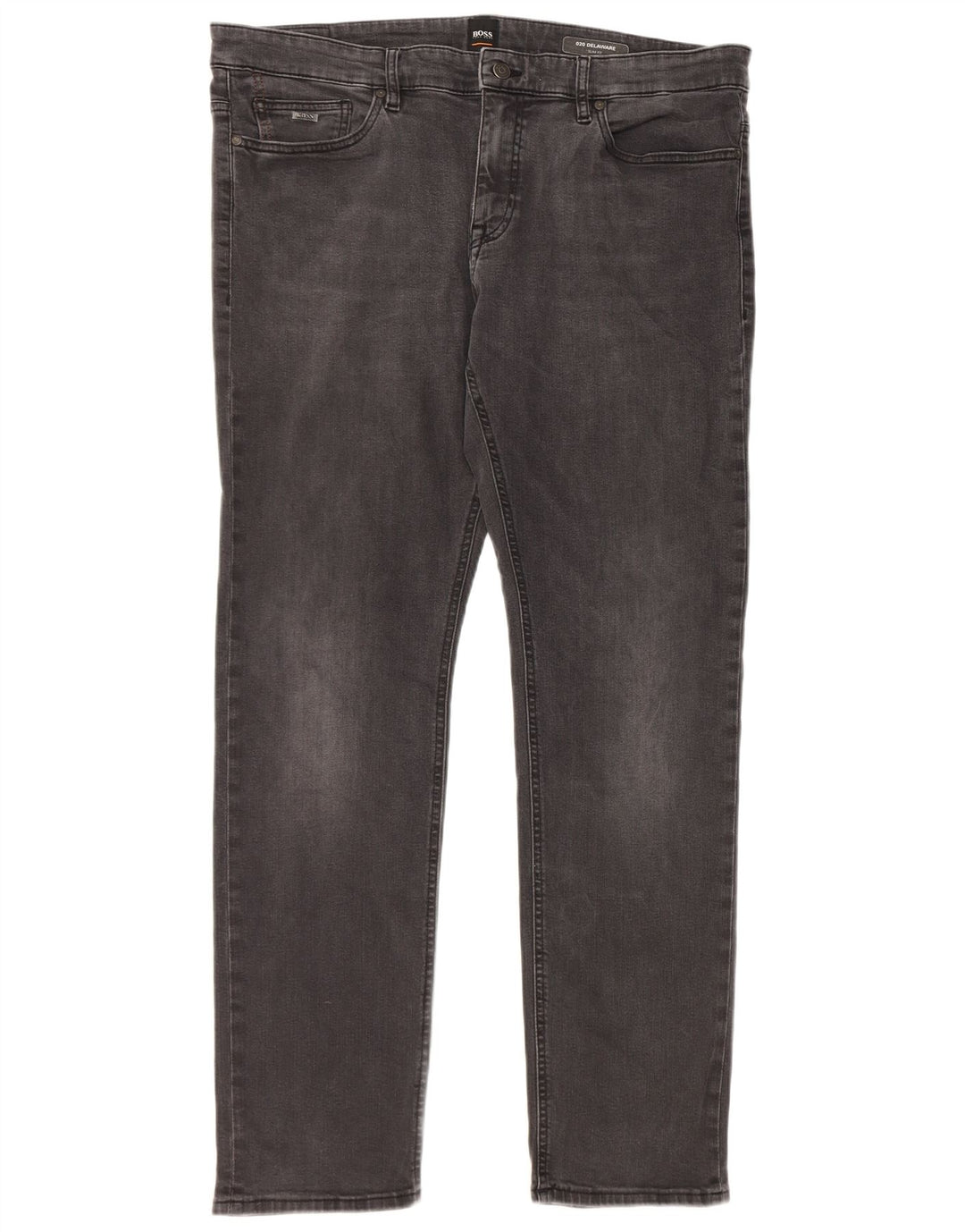 Мужские зауженные джинсы Hugo Boss Delaware W38 L34, серый хлопок