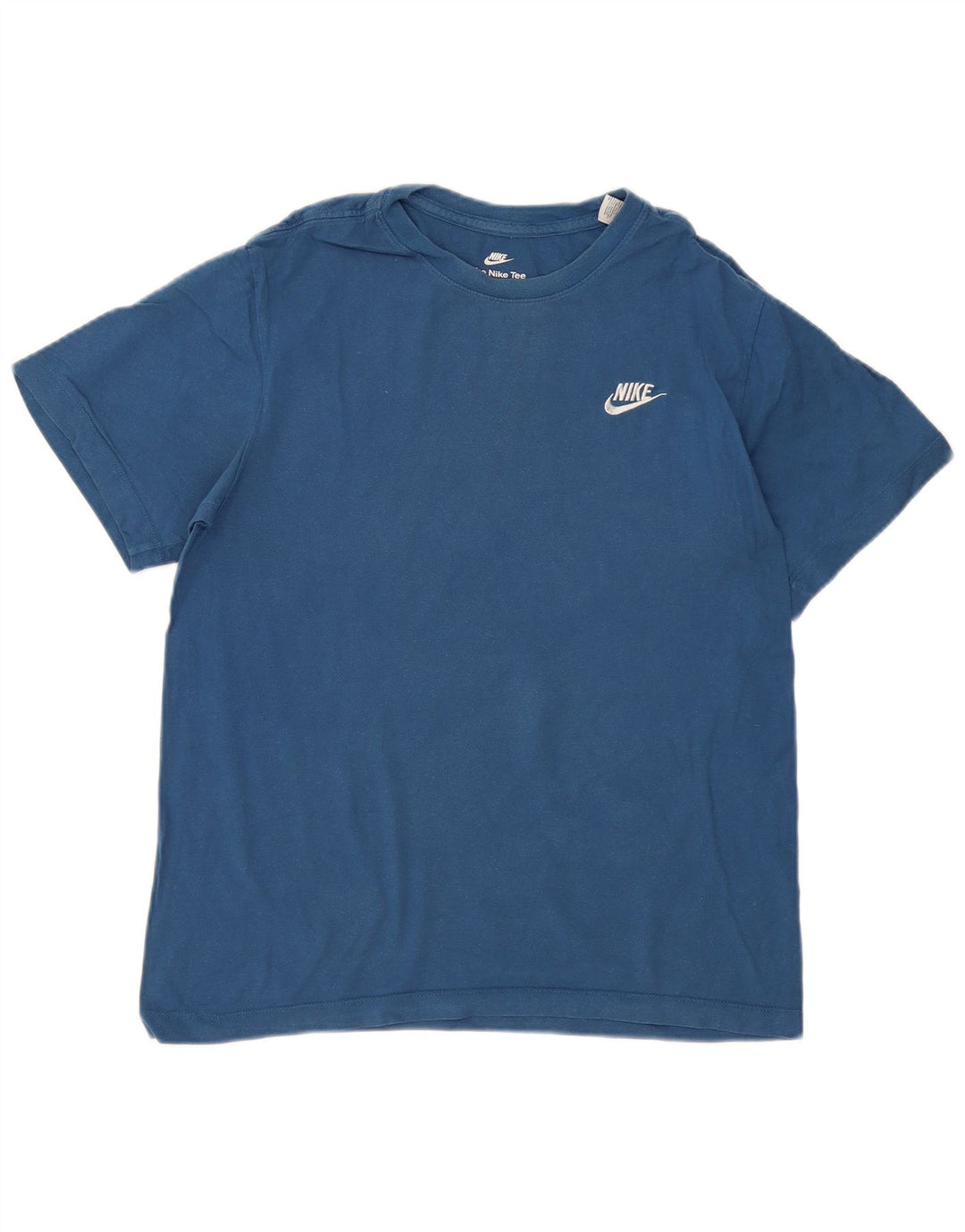 Мужская футболка Nike The Tee Top, маленький синий хлопок