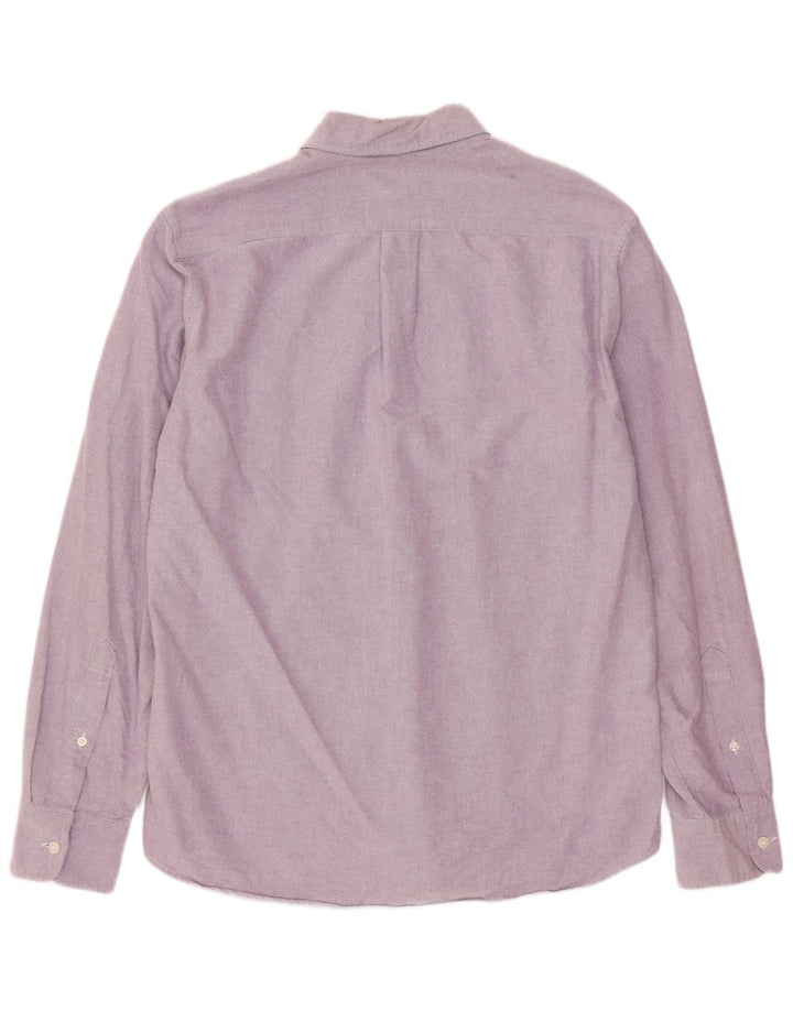 Мужская узкая оксфордская рубашка J. Crew, хлопковый цвет среднего фиолетового цвета