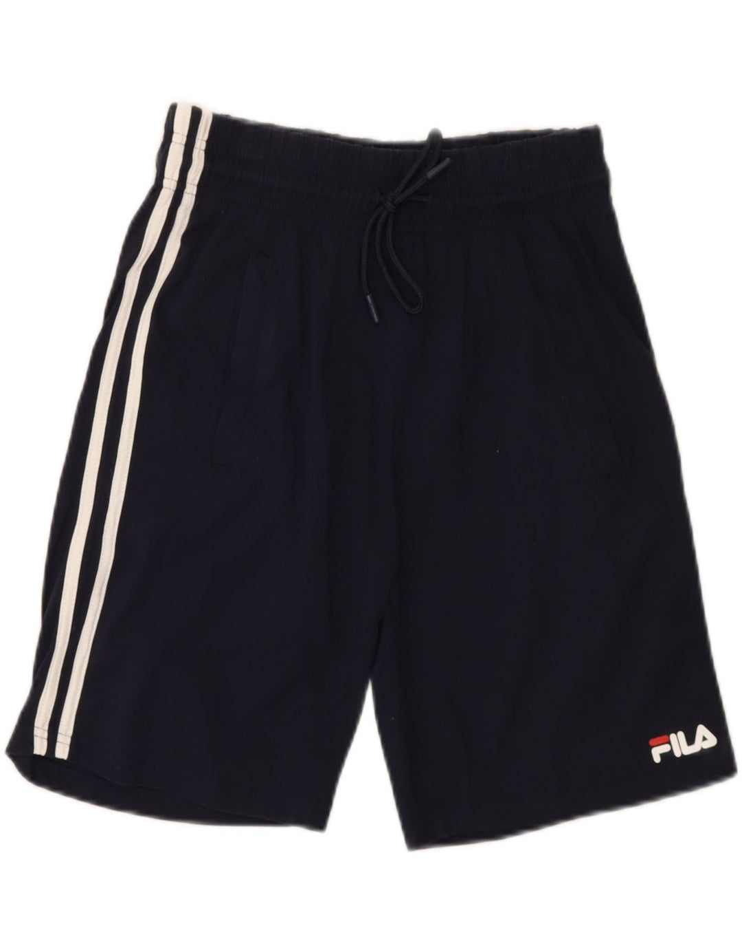 FILA Mens Sport Shorts Medium  Navy Blue Cotton Vintage Fila and Second-Hand Fila from Messina Hembry 