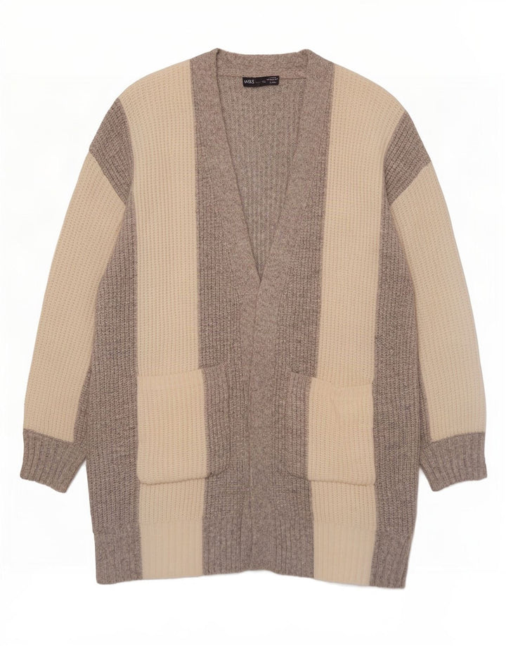 Женский удлиненный кардиган Marks & Spencer UK 14, средний серый