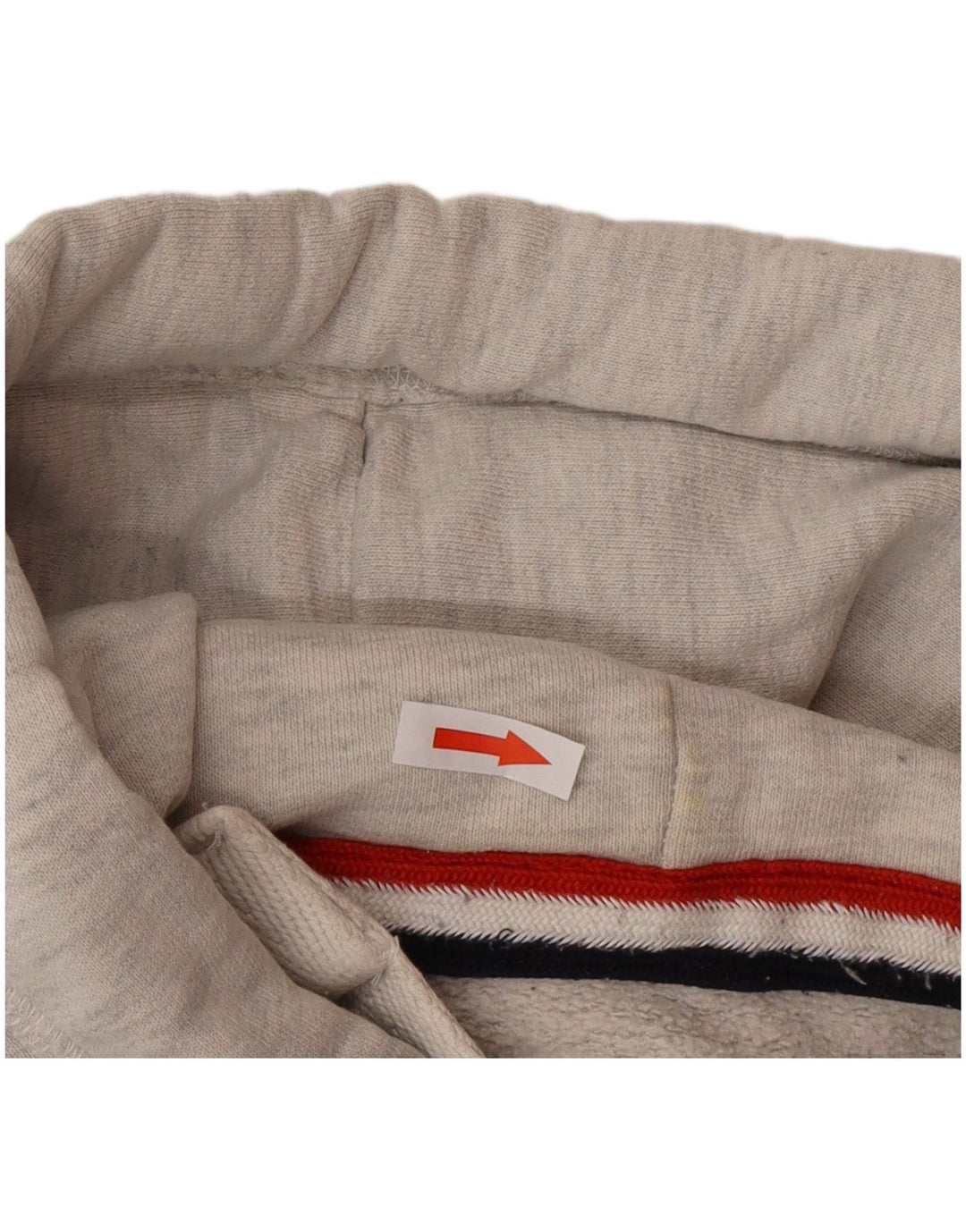 Женский свитер с капюшоном на молнии с графическим рисунком Superdry UK 14, хлопковый средний серый цвет