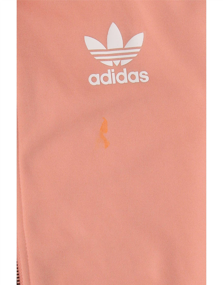Женский спортивный костюм Adidas с графическим рисунком UK 6 XS оранжевый полиэстер