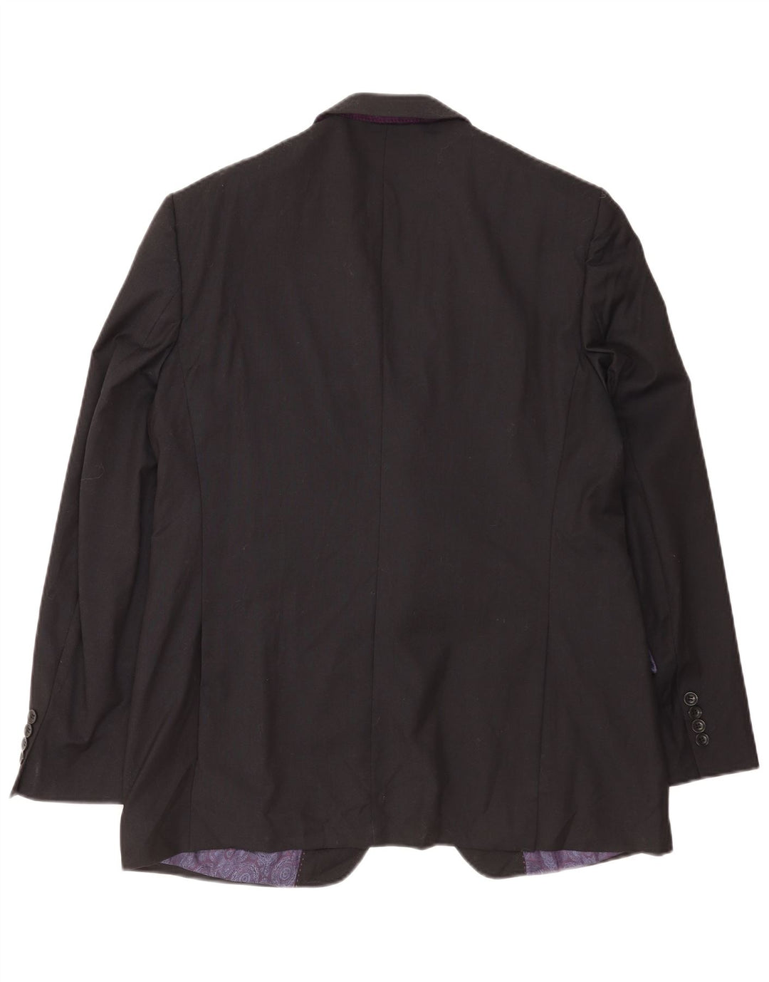 Мужской пиджак Marks & Spencer Autograph на 2 пуговицах, Великобритания, 42 XL, черная шерсть