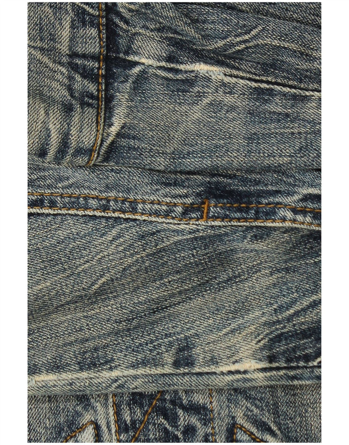 Мужская джинсовая куртка CALVIN KLEIN JEANS UK 38, средний синий хлопок