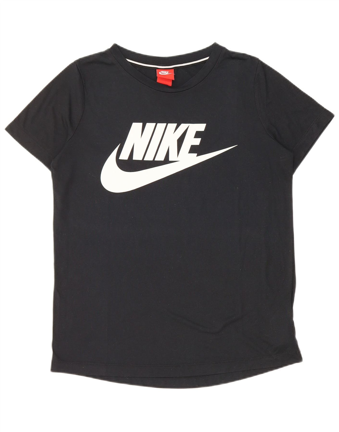 Мужская футболка с рисунком NIKE, маленький черный полиэстер