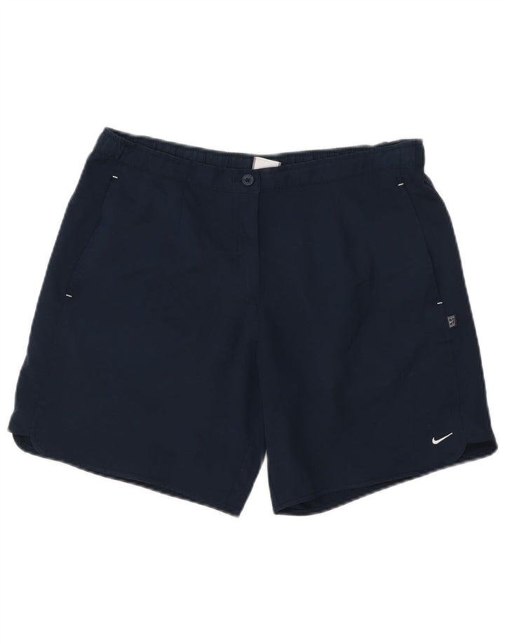 Женские повседневные шорты Nike Small W27, темно-синий, полиэстер