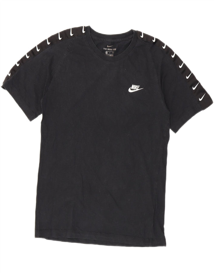 Мужская футболка с рисунком Nike, маленький черный хлопок