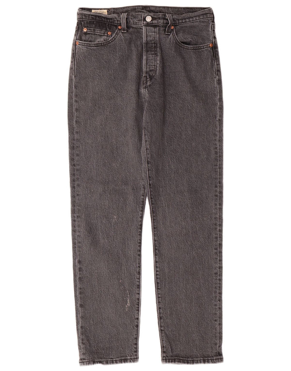 Мужские прямые джинсы LEVI'S 501 W29 L30 Серые, хлопок