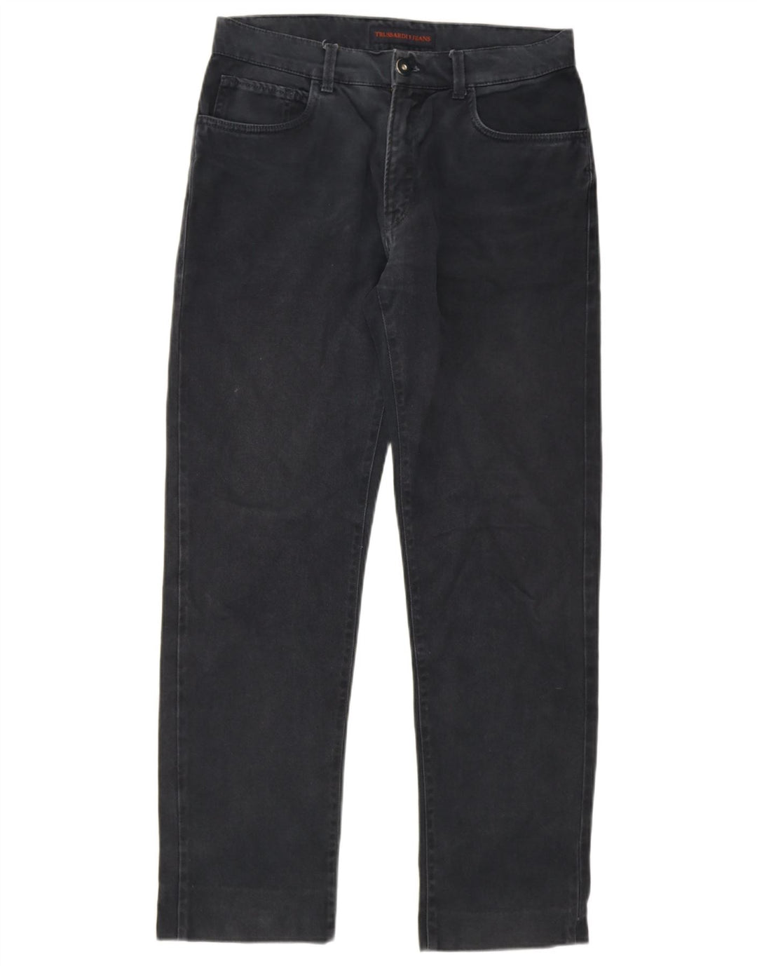 Мужские прямые джинсы Trussardi IT 48 Medium W34 L30, черный хлопок