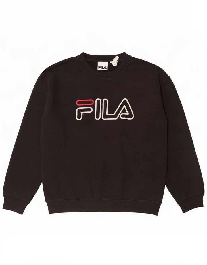 Fila Мужской свитшот с рисунком, маленький черный