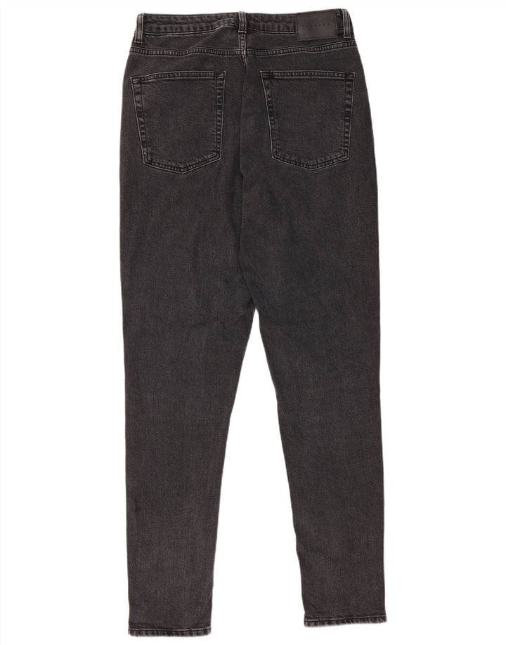 Женские узкие джинсы Topshop W32 L31, черный хлопок