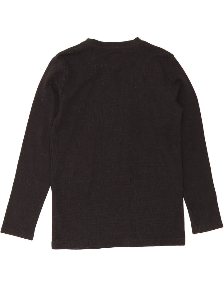 HURLEY Boys Graphic Top Long Sleeve 15-16 Years Black Cotton Vintage Hurley and Second-Hand Hurley from Messina Hembry 