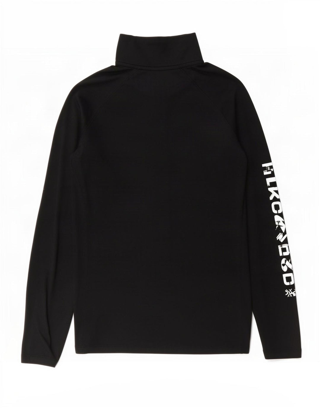 Женский спортивный пуловер с рисунком Under Armour, топ UK 12, средний черный