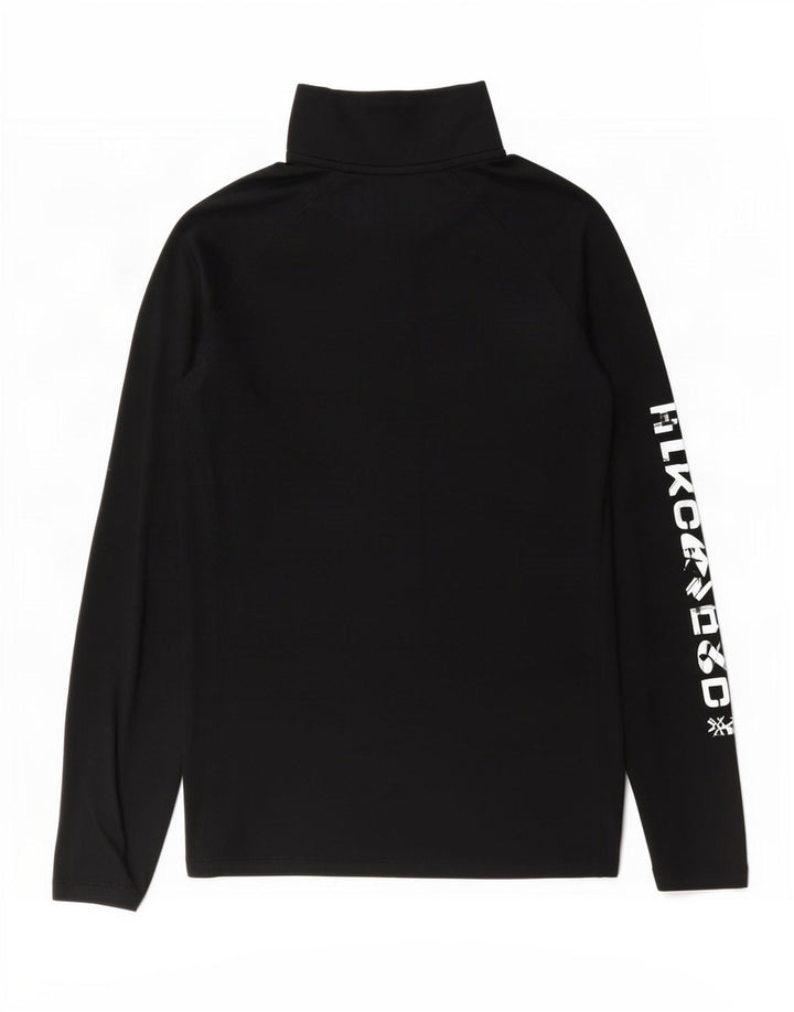 Женский спортивный пуловер с рисунком Under Armour, топ UK 12, средний черный