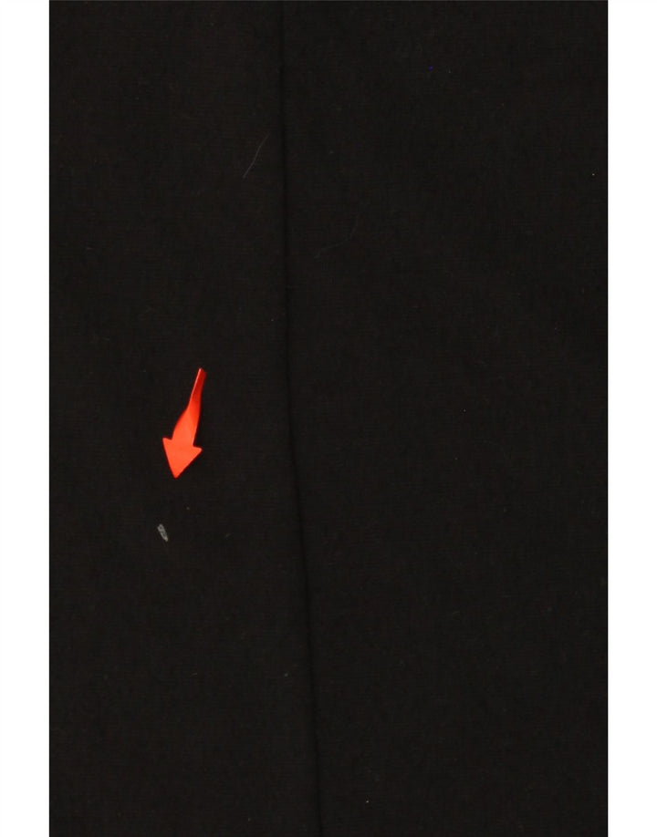 Женское платье-футболка оверсайз ZARA UK 14, средний черный полиэстер